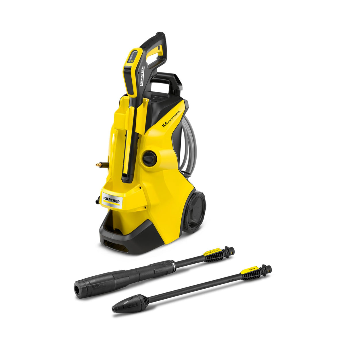 Kärcher K 4 Power Control Flex Pressure Washer, max. 130 bar,Flow Rate:420 l/h,Area Coverage: 30 m²/h,Water Filter,Weight: 11.5 kg