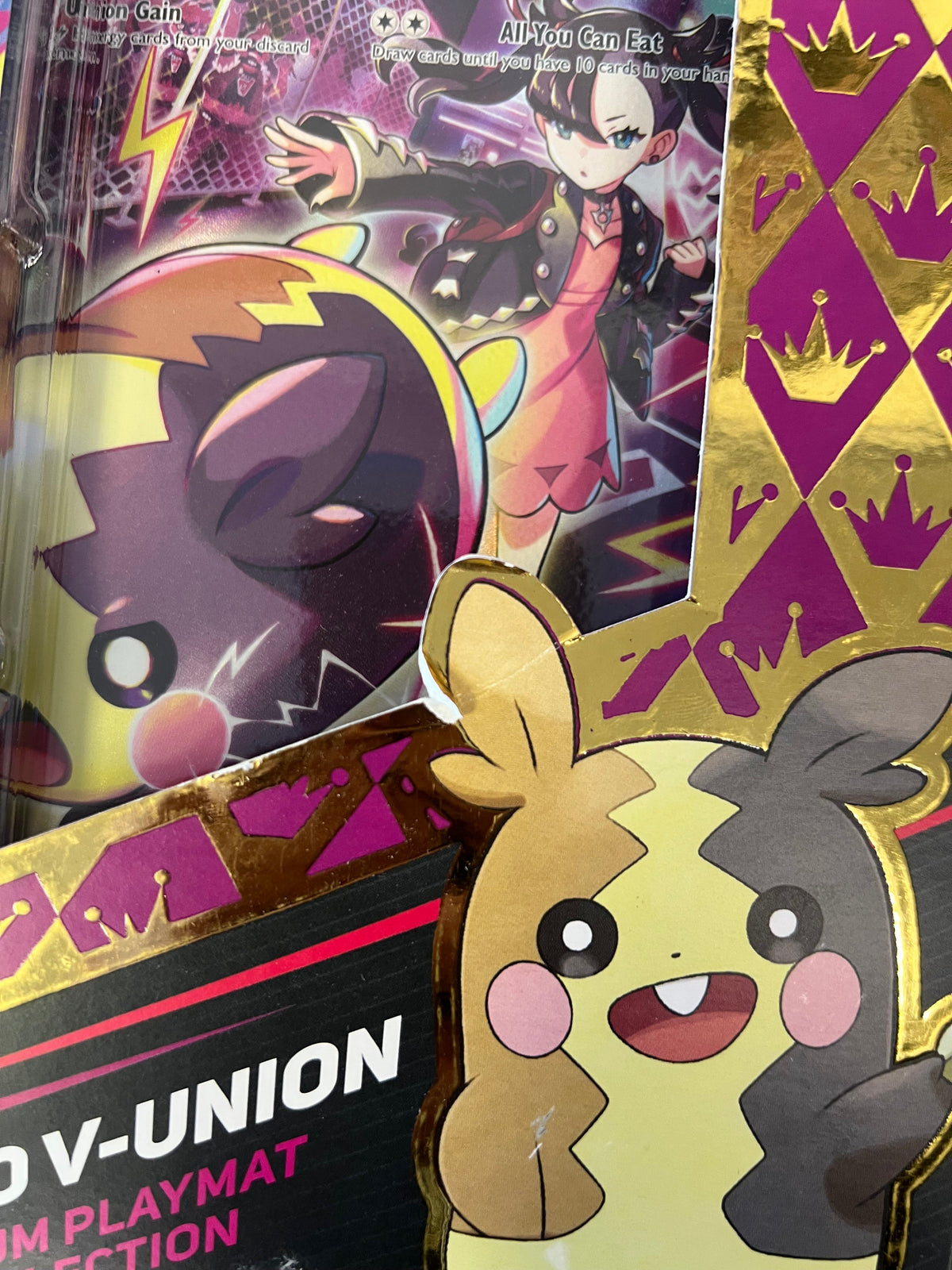 Pokemon Crown Zenith Morpeko V-Union Playmat Premium Collection *See Photos*