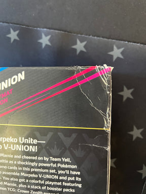 Pokemon Crown Zenith Morpeko V-Union Playmat Premium Collection *See Photos*