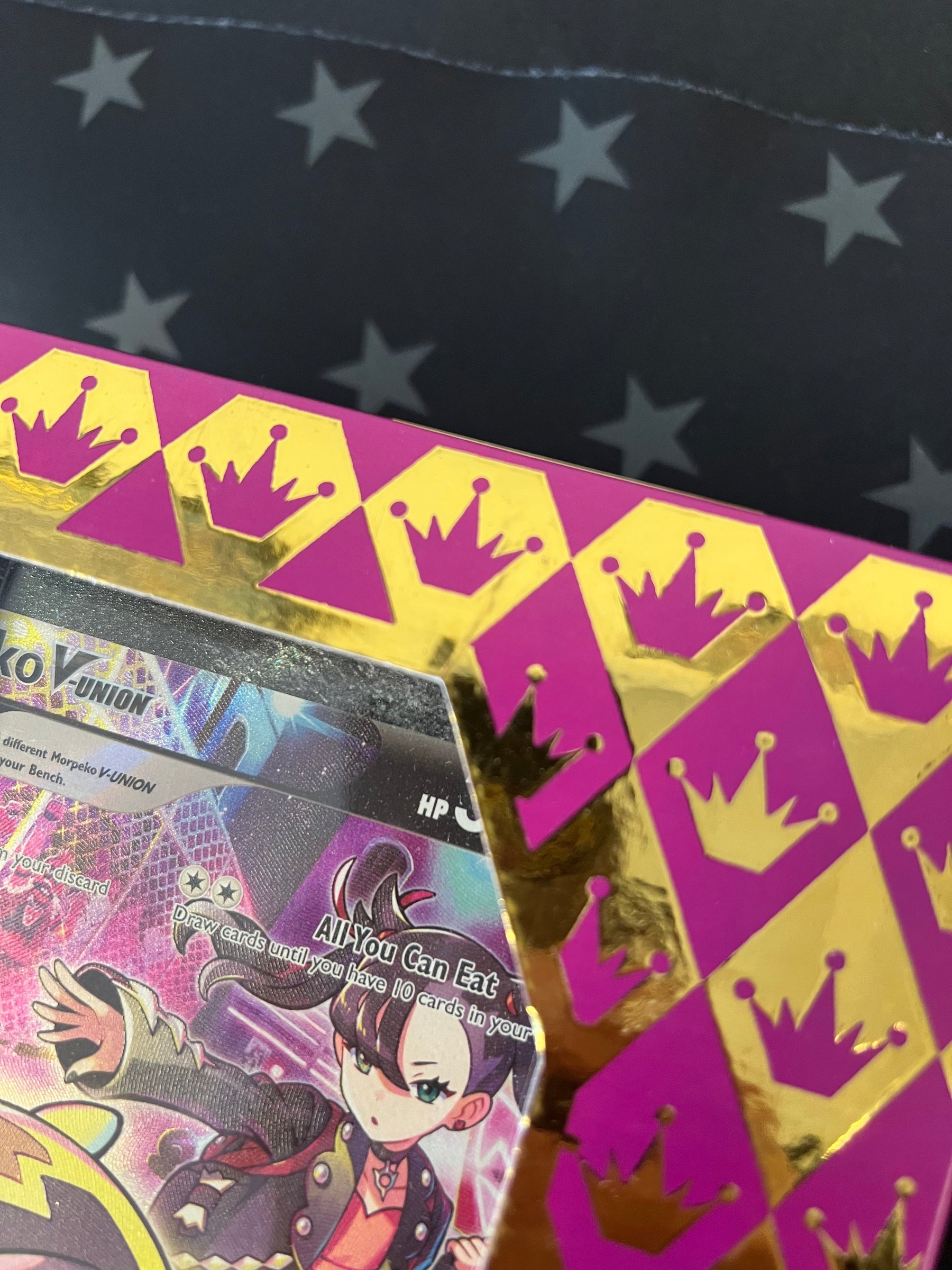 Pokemon Crown Zenith Morpeko V-Union Playmat Premium Collection *See Photos*