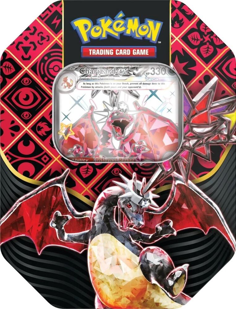 Pokemon Paldean Fates Charizard Tin