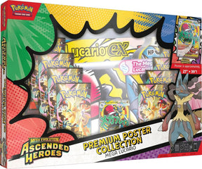 Pokemon Ascended Heroes Premium Poster Collection Box (Lucario or Gardevoir)