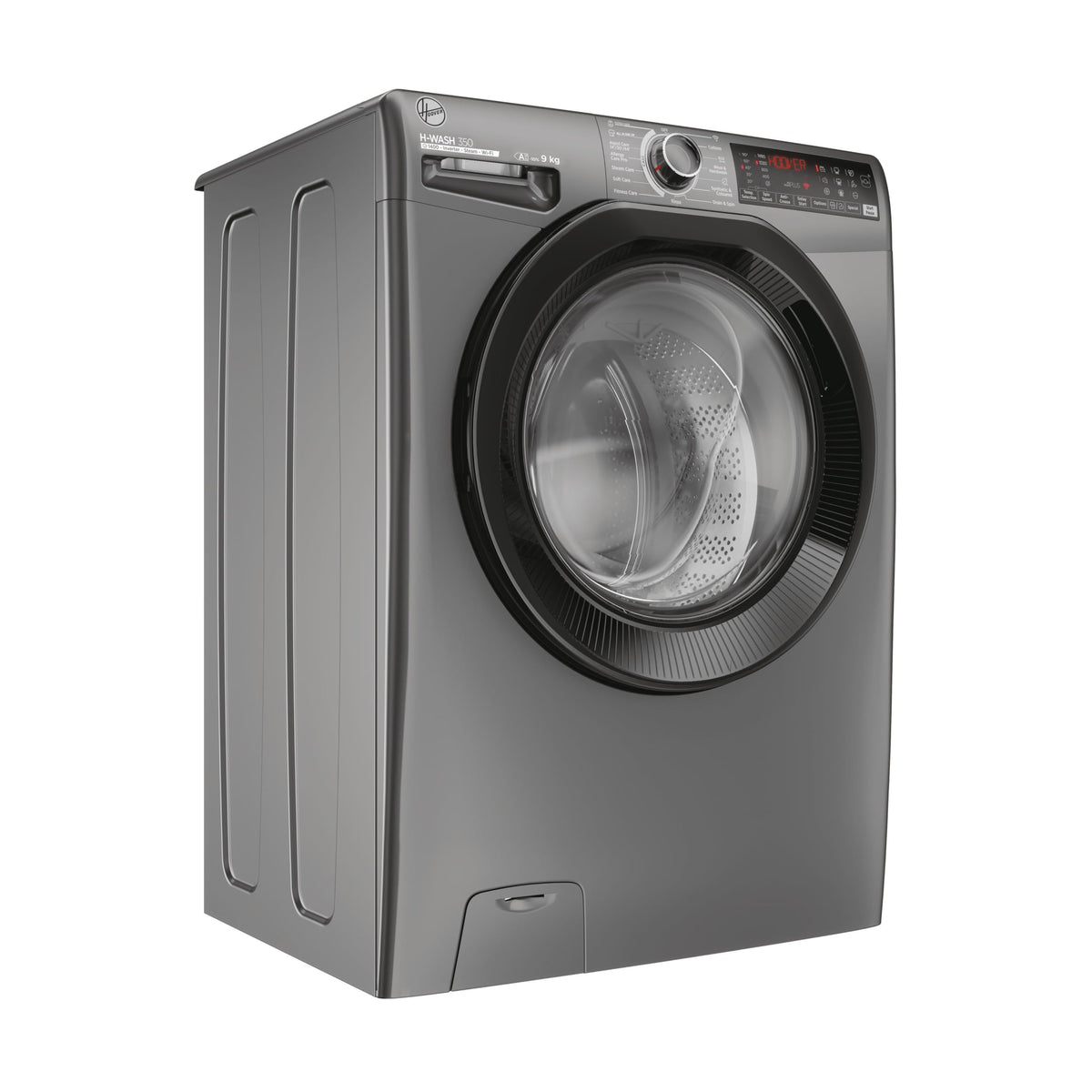 Hoover H-WASH 350 9kg Freestanding Washing Machine, 1400 RPM, A Rated, ECO-Power Inverter Motor, hOn App, 60 Programmes