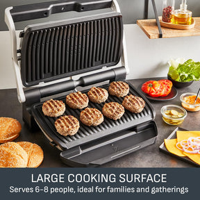 Tefal Optigrill Plus XL, 9 Cooking Programs, Measure Cook Technology, Temperature Intelligence, Removable Non-Stick Plates