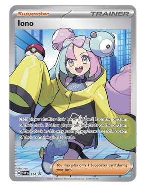 Pokemon Iono Premium Tournament Collection Display Case