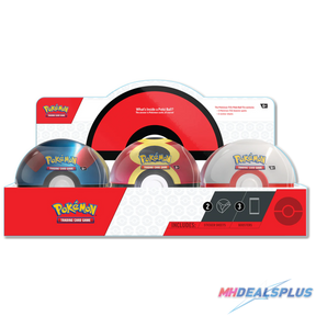 Pokemon 2025 Q4 Poke Ball Tin Display Case