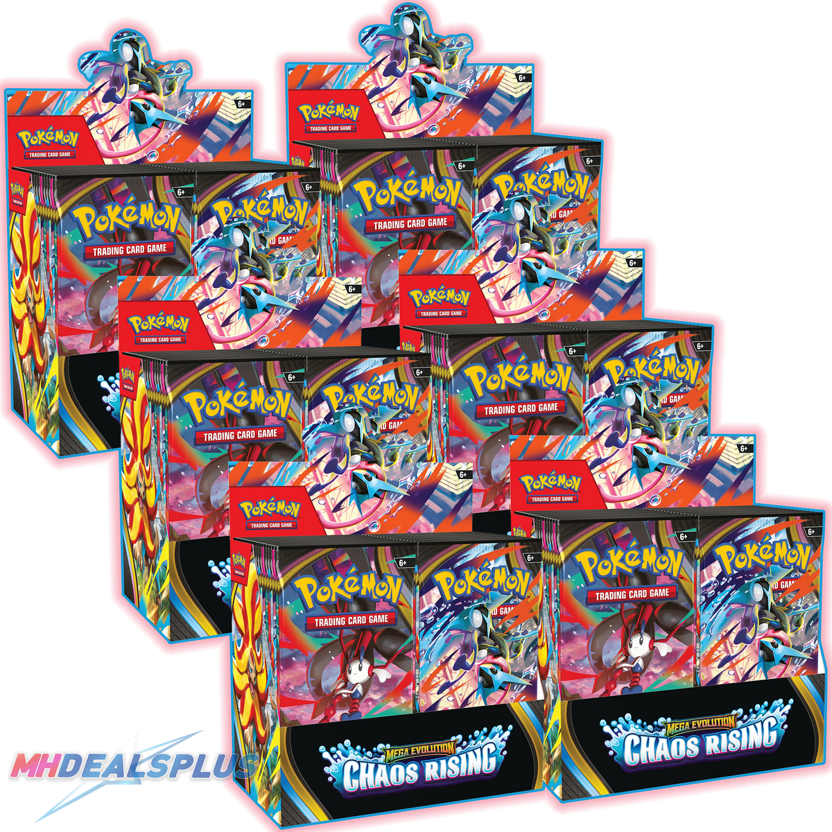 Pokemon Chaos Rising Booster Box Sealed Case