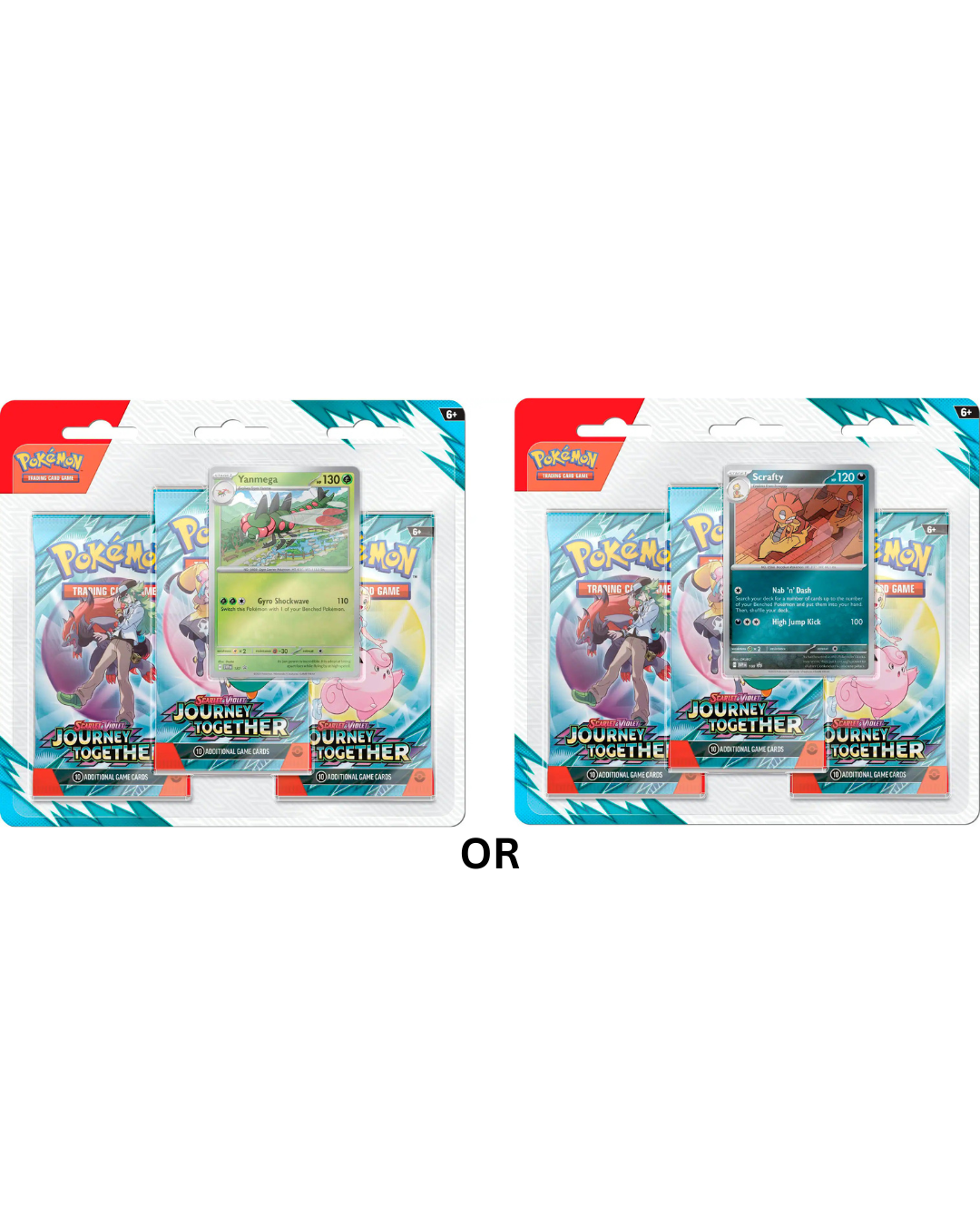 Pokemon Journey Together 3 Pack Blister
