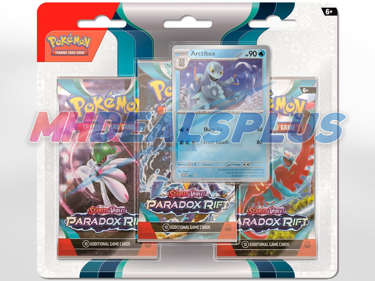 Pokemon Paradox Rift 3-Pack Blister Sealed Case - 72 Booster Packs