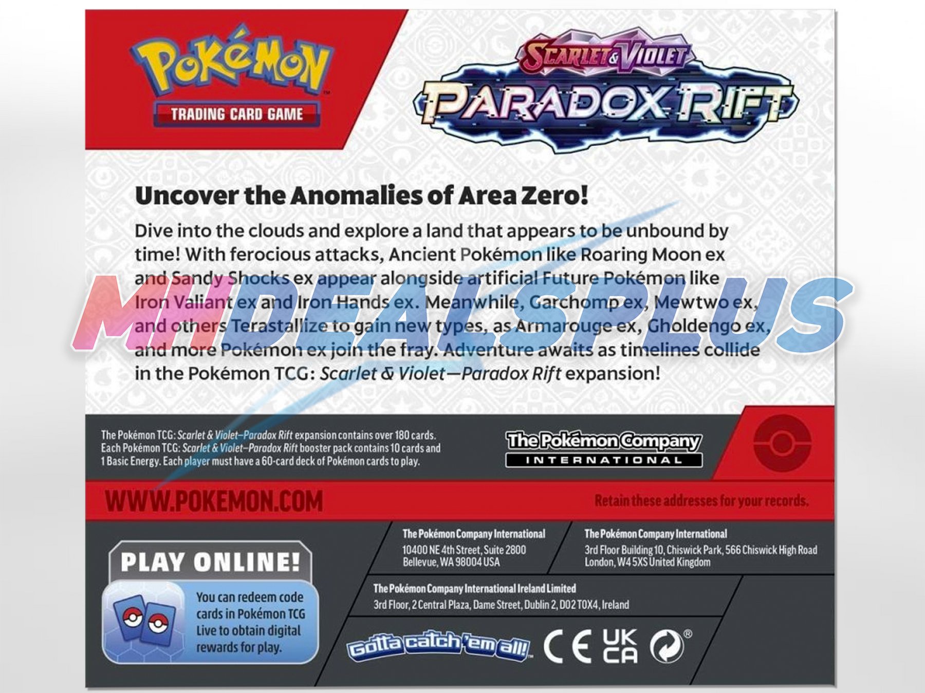 Pokemon Paradox Rift Booster Box