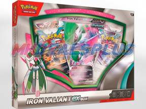 Pokemon Roaring Moon EX + Iron Valiant EX Box Sealed Case - 24 Booster Packs