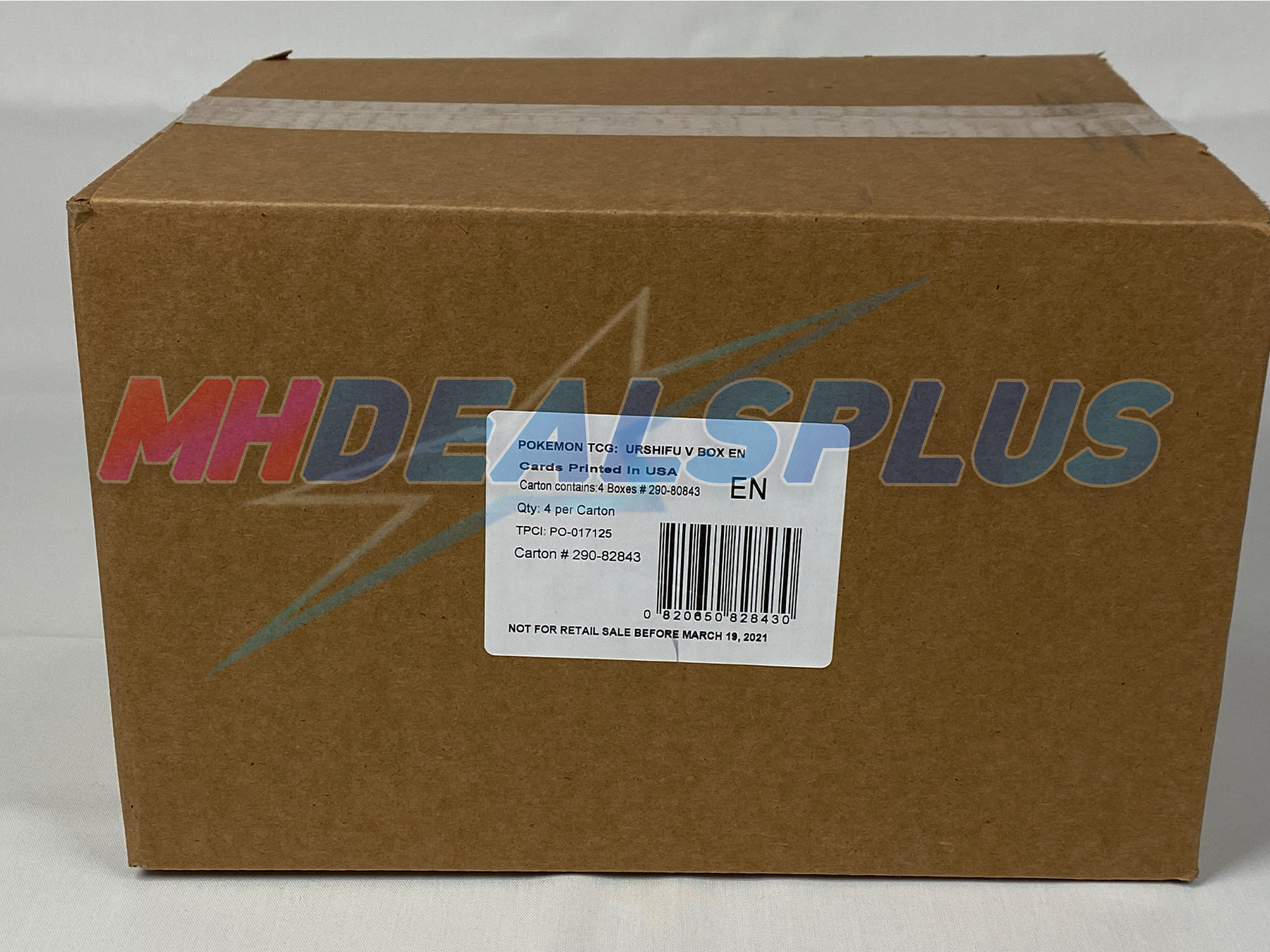 Pokemon Battle Styles Single/Rapid Strike Urshifu V Box Sealed Case - 4 Boxes