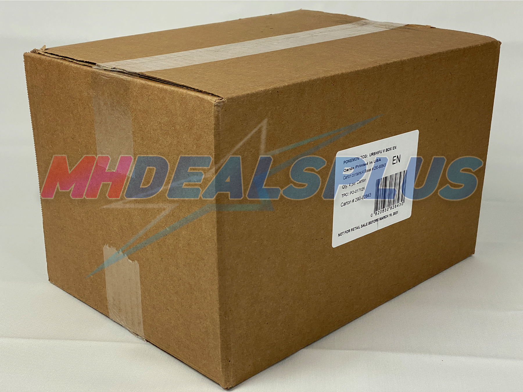 Pokemon Battle Styles Single/Rapid Strike Urshifu V Box Sealed Case - 4 Boxes