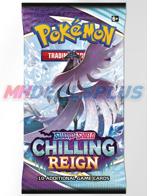 Pokemon TCG Chilling Reign 3-Pack Blister Sealed Case - 24 Blister Packs