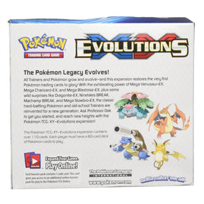 XY Evolutions Booster Box 36 booster packs Trading Card Game POKEMON TCG