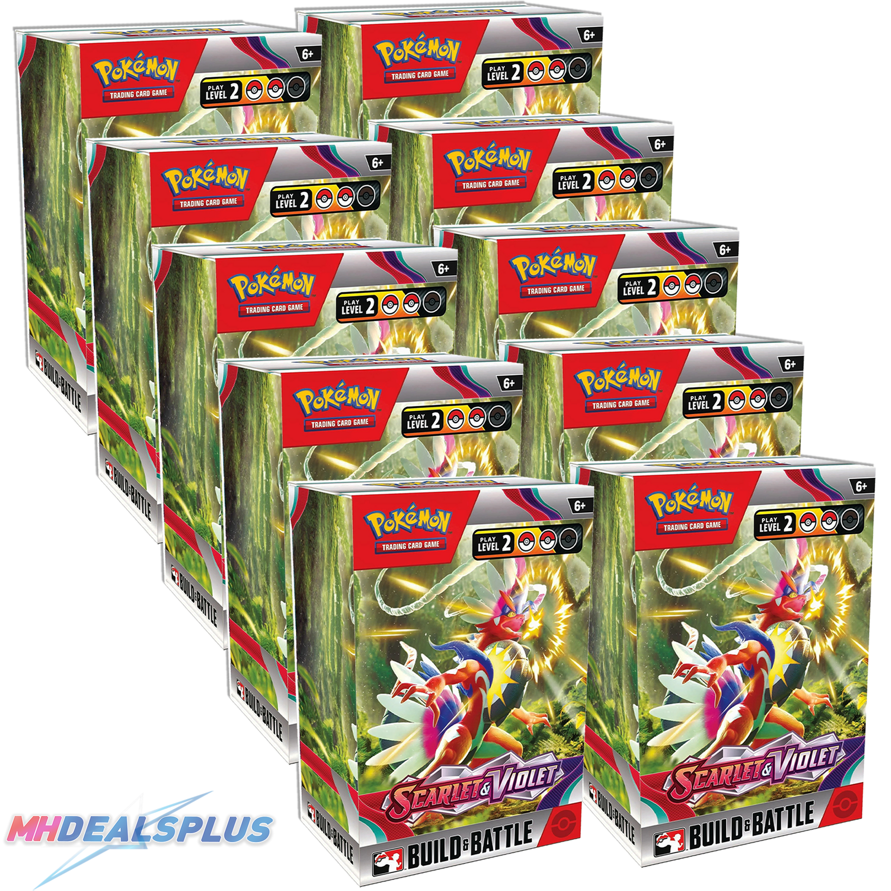Pokemon Scarlet & Violet Build & Battle Box Sealed Case - 40 Booster Packs