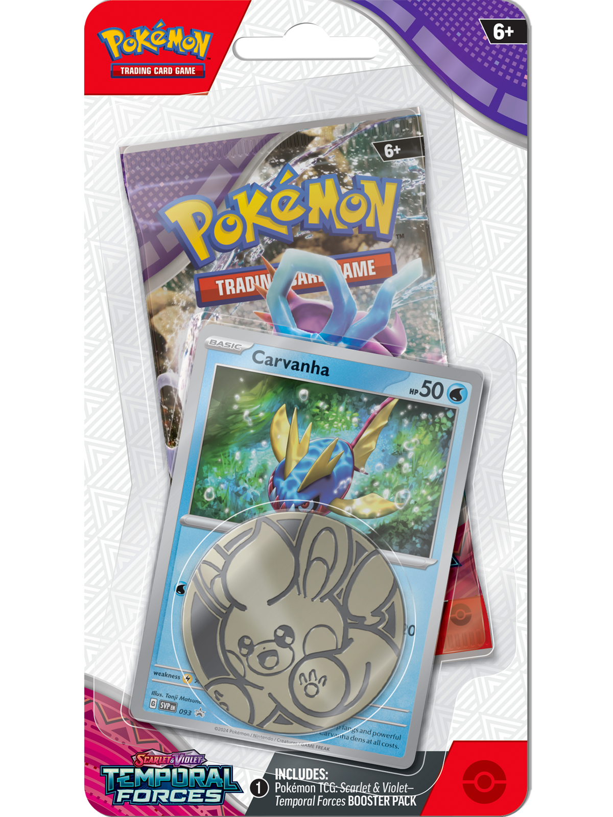Pokemon Temporal Forces Checklane Blister Pack Sealed Case | 16 Booster Packs