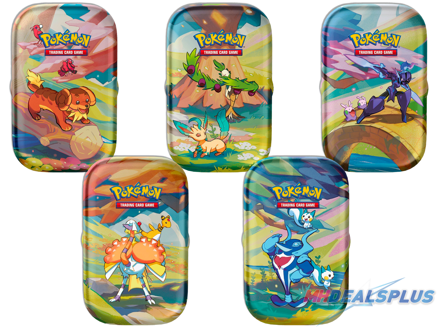 Pokemon Vibrant Paldea Mini Tins Display Case