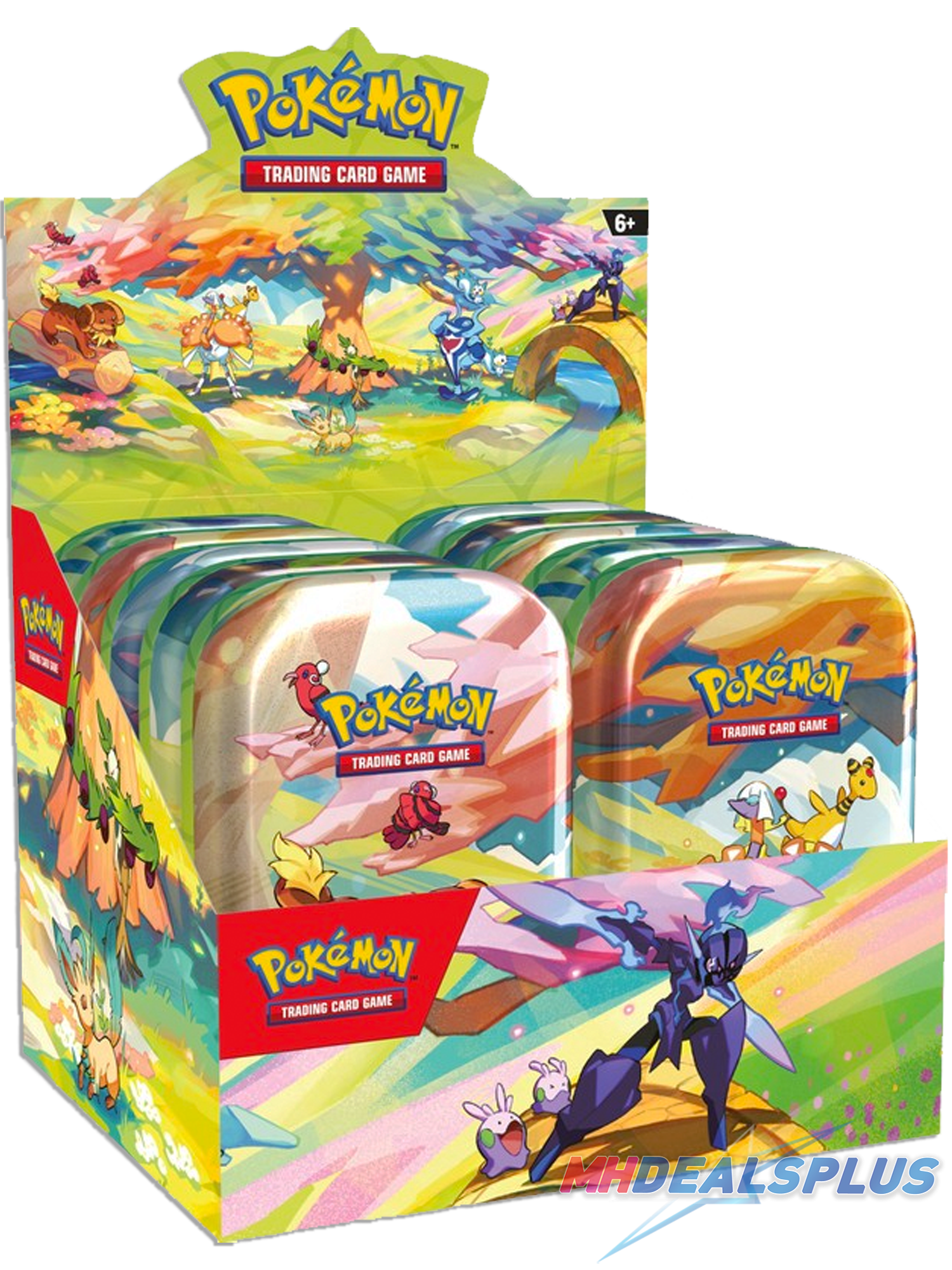 Pokemon Vibrant Paldea Mini Tins Display Case