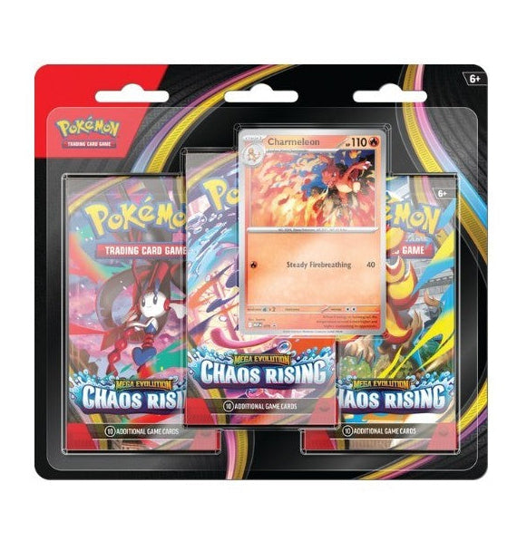 Pokemon Chaos Rising 3-Pack Blister