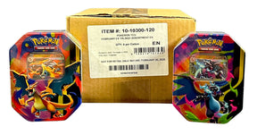Pokemon Mega Charizard 6 Tin Case