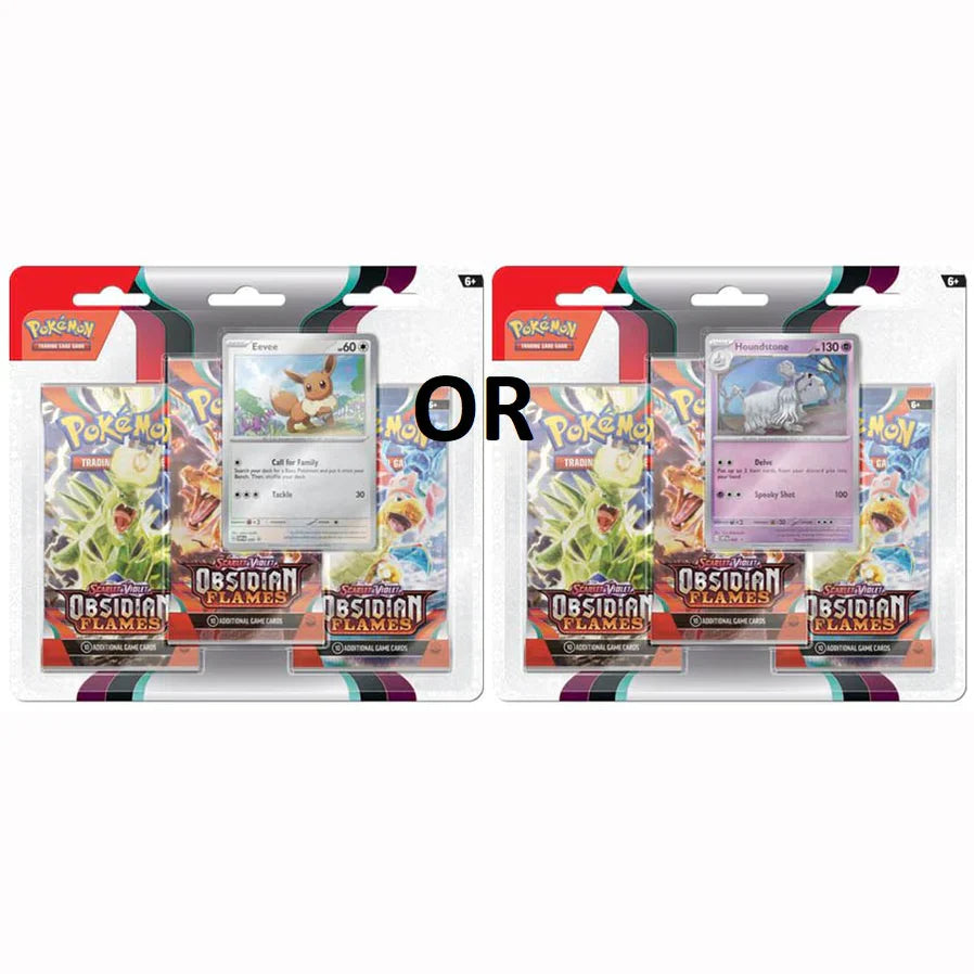 Pokemon Scarlet & Violet Obsidian Flames 3 Pack Blister