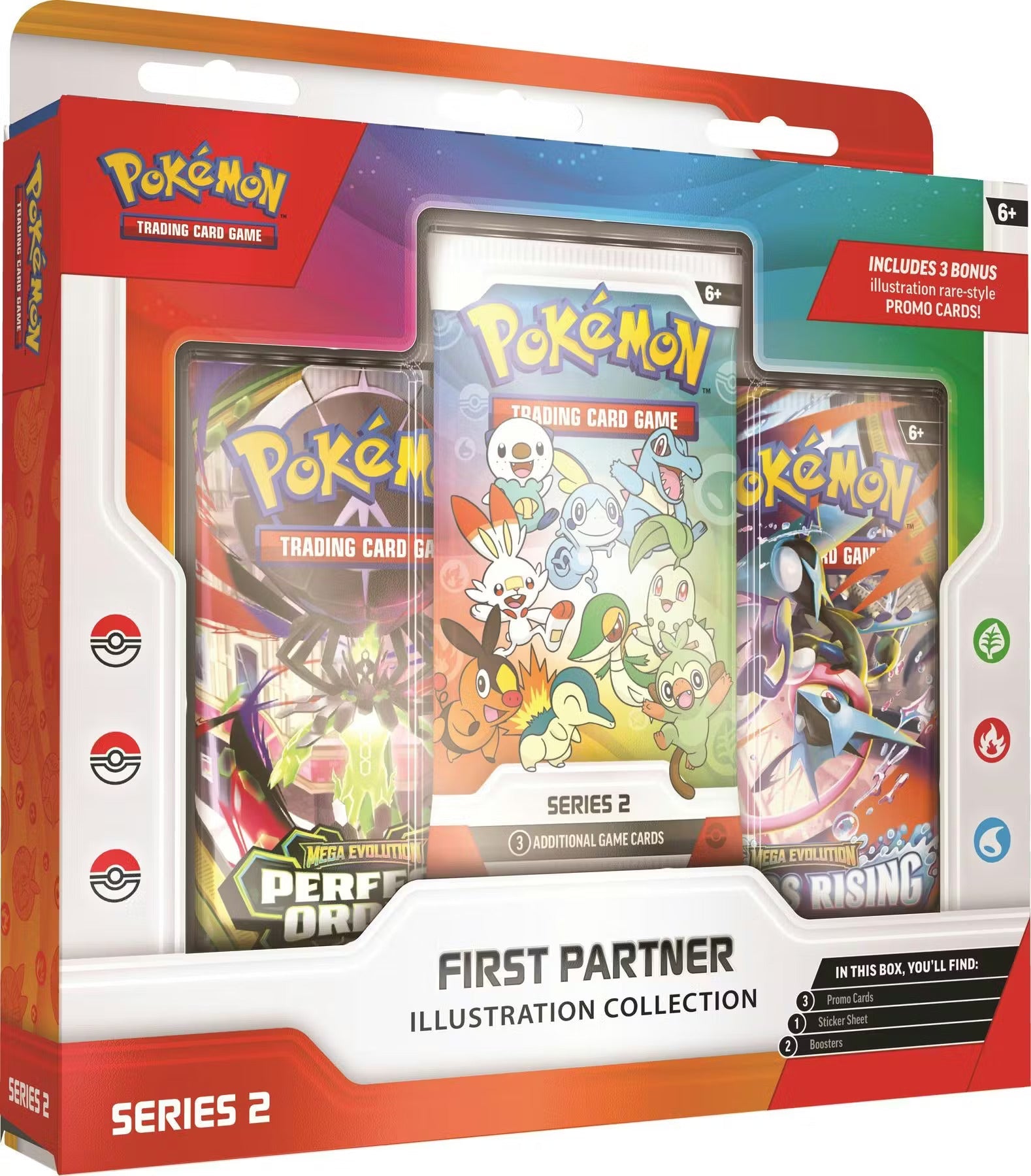 Pokemon First Partner Illustration Collection Series 2 6 Box Case