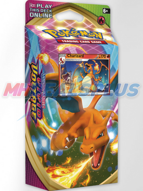 Pokemon TCG Vivid Voltage Charizard & Drednaw Theme Deck Sealed Case - 8 Boxes