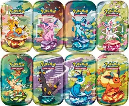 Pokemon Prismatic Evolutions Mini Tin